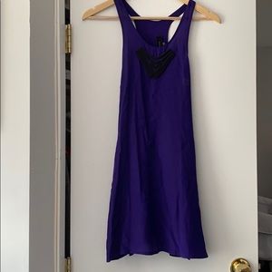 Alexander Wang Purple slip dress